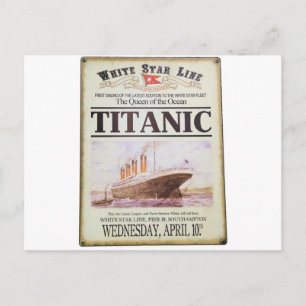 Carte Postale Poster Titanic