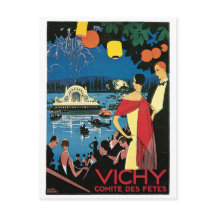 Poster Vichy Vintage French Travel
