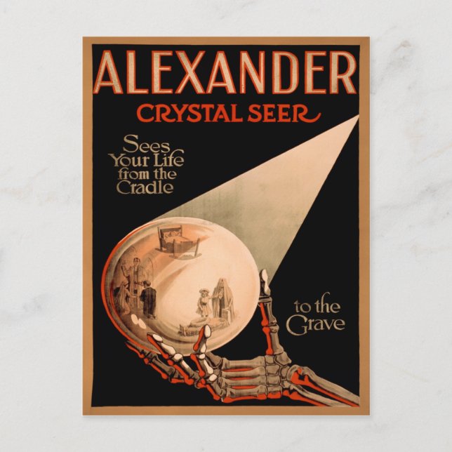 Carte Postale Poster vintage Alexander Seer (Devant)