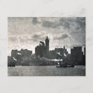 Carte Postale Poster vintage Alfred Stieglitz Lower Manhattan