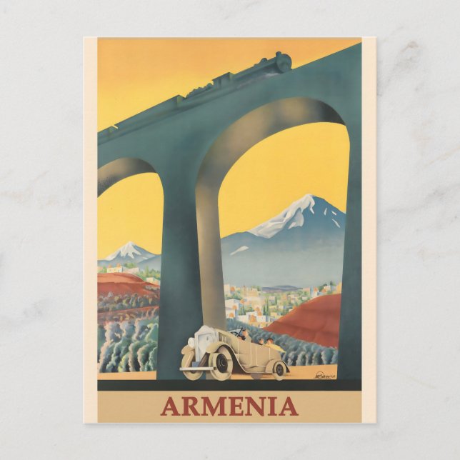 Carte Postale Poster vintage arménien (Devant)