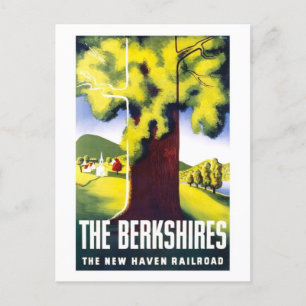 Carte Postale Poster vintage Berkshires Travel