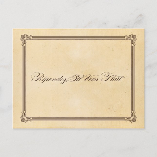 Carte postale poster vintage Cream & Mariage Brown (Devant)