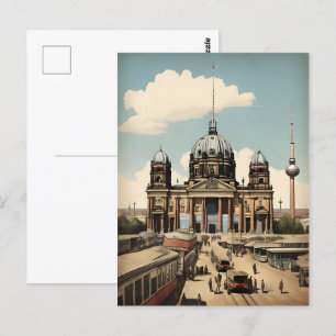 Carte Postale Poster vintage de Berlin