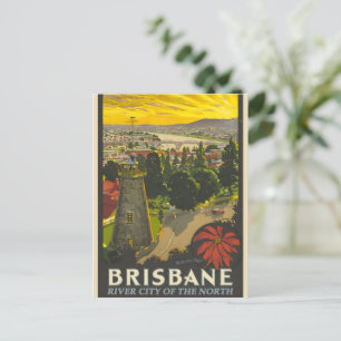 Carte Postale Poster vintage de Brisbane