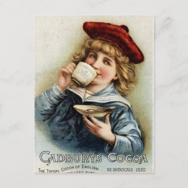 Carte Postale Poster vintage de cacao (Devant)