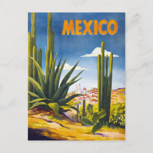Carte Postale Poster vintage mexicain restauré