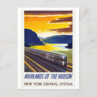 Poster vintage New York Railway
