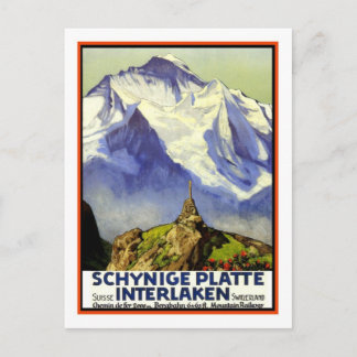 Carte Postale Poster Vintage voyage, Interlaken