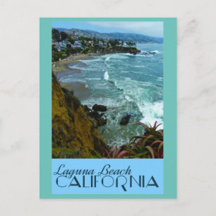Carte Postale Poster Vintage voyage Laguna Beach California
