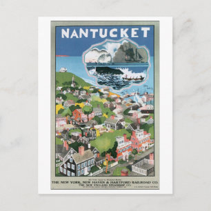 Carte Postale Poster Vintage voyage Nantucket