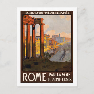 Carte Postale Poster Vintage voyage, Rome