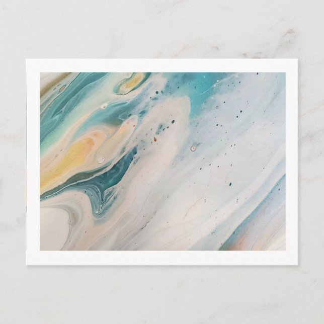 Carte Postale Postkarte Boho Blue 4,25" x 5,6" (Devant)