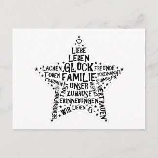 Carte Postale Postkarte 'FAMILIENSTERN'