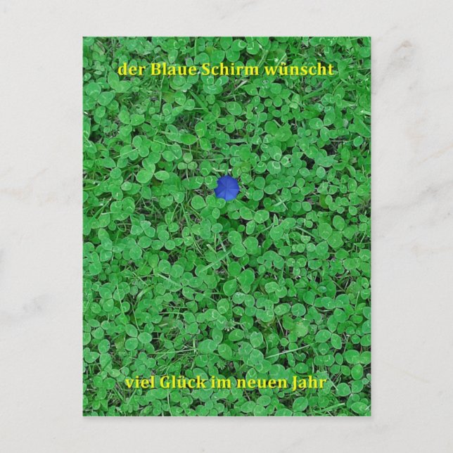 Carte Postale Postkarte - Neujahr (Devant)