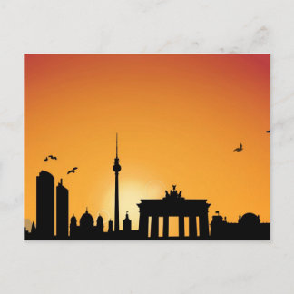 Carte Postale Postkarte Skyline Berlin
