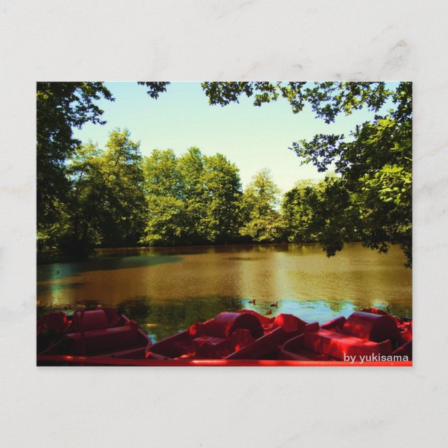 Carte Postale Postkarte - Voir mit Paddelbooten (Devant)