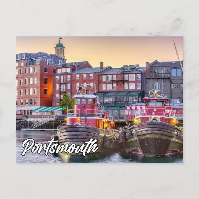 Carte Postale Postsmouth, New Hampshire, USA (Devant)