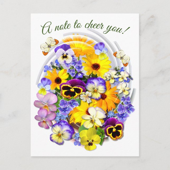 Carte postale Posy Floral (Devant)