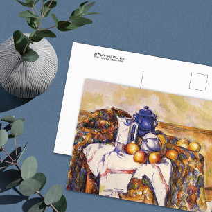 Carte Postale Pot bleu Still Life Paul Cezanne