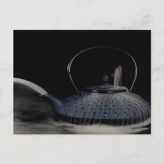 Carte Postale Pot de thé à vapeur (Devant)