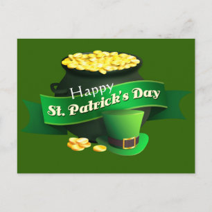 Carte Postale Pot of Gold St Patrick's Day