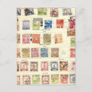 Carte Postale Potage chinois vintage
