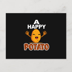 Carte Postale Potato, Addict, frites