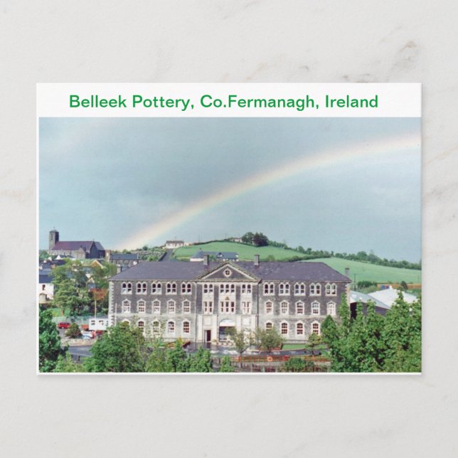 Carte Postale Poterie Belleek, Belleek, Co.Fermanagh, Irlande (Devant)