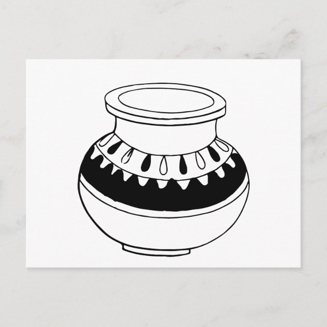 Carte Postale poterie simple (Devant)