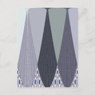 Carte Postale Pots Chevron Gris Cendré Imprimer
