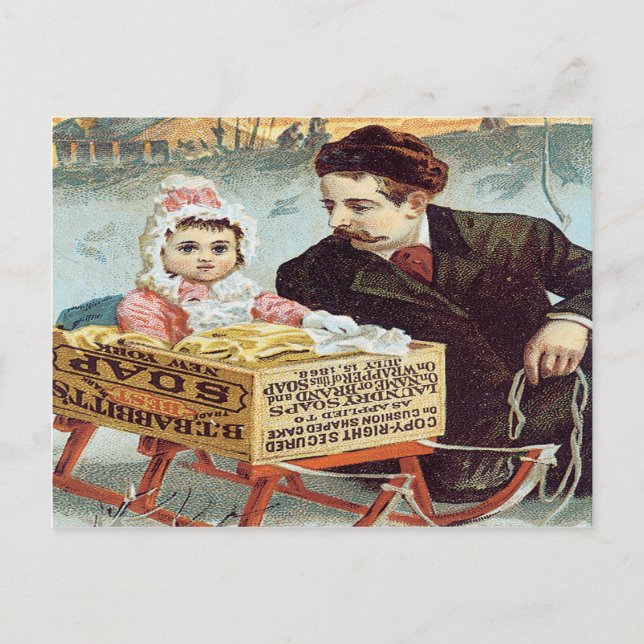 Carte Postale Poudre de savon de Babbitt (Devant)