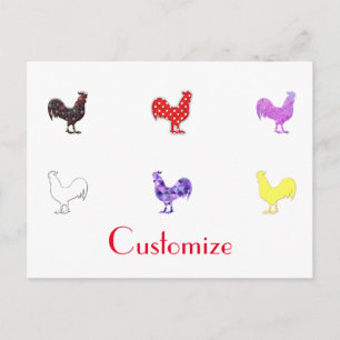 Carte Postale Poules Thunder_Cove