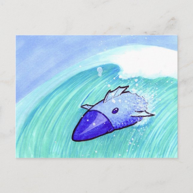 Carte postale Poulet d'eau (Devant)