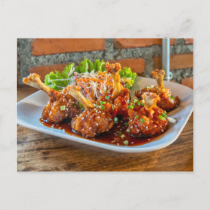 Carte Postale Poulets doux et aigre