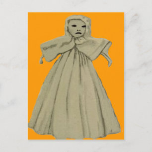 Carte Postale Poupée d'Enfant Esprit Fantôme Effrayant Surnature