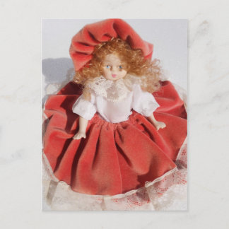 Carte Postale poupée porcelaine