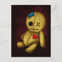 Poupée Voodoo Rag avec boutons Patches et Pins