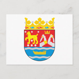 Carte postale pour armoiries du sud de la Finlande
