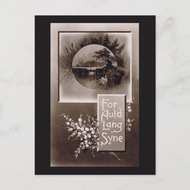 Carte Postale Pour Auld Lang Syne (Devant)