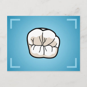 Carte postale pour dents