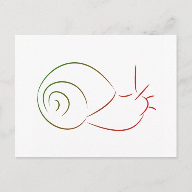 Carte postale pour escargot (Devant)