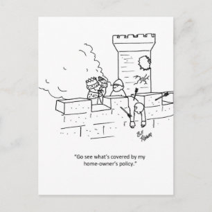 Carte postale pour Humour d'affaires amusant