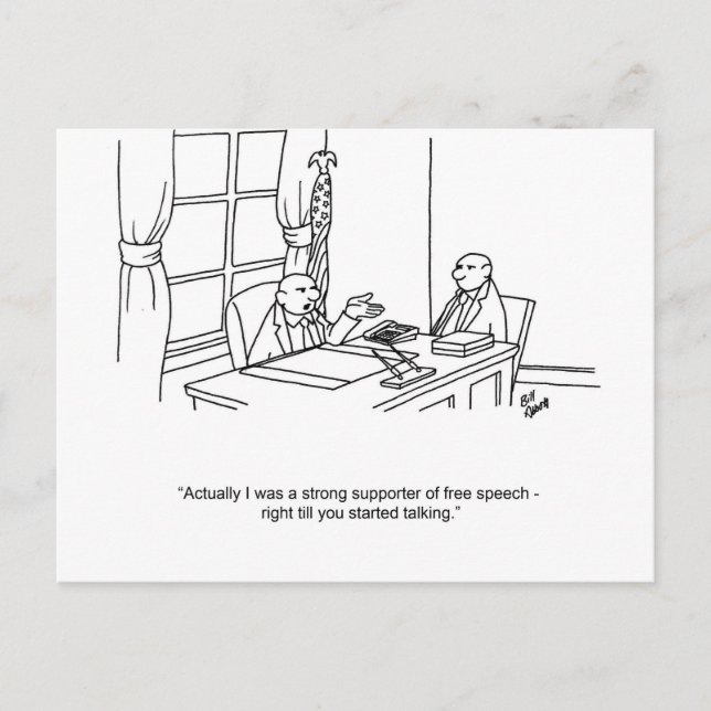 Carte postale pour Humour d'affaires amusant (Devant)