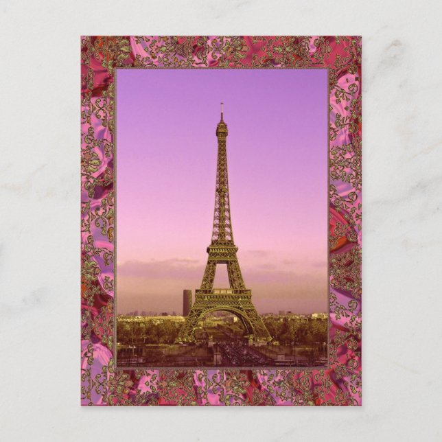 Carte postale pour l'amour de Paris (Devant)