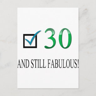 Carte Postale Pour le 30e anniversaire