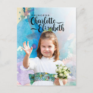 Carte postale pour le 6ème anniversaire de la prin