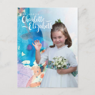 Carte postale pour le 7ème anniversaire de la prin