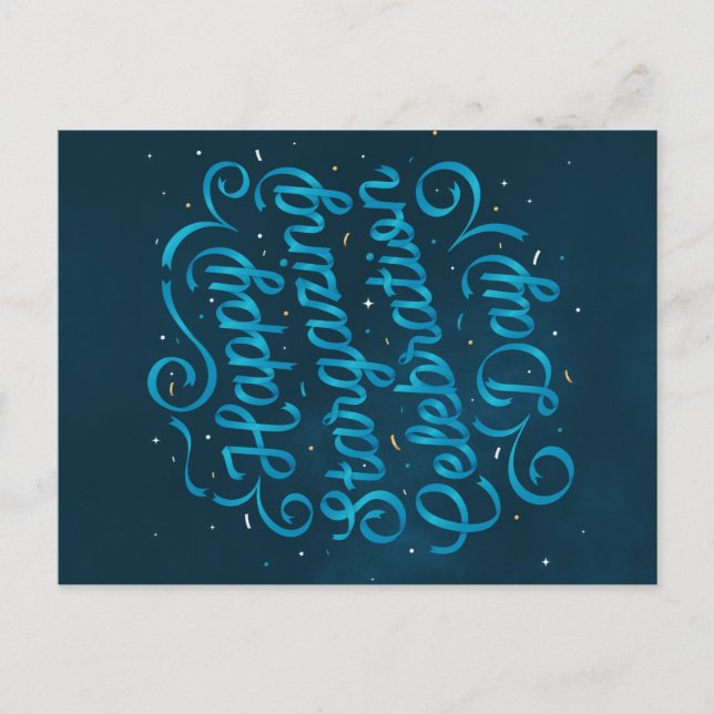 Carte postale pour le jour de la contemplation des (Devant)