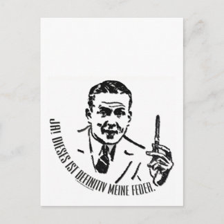 Carte Postale Pour les auteurs allemands
